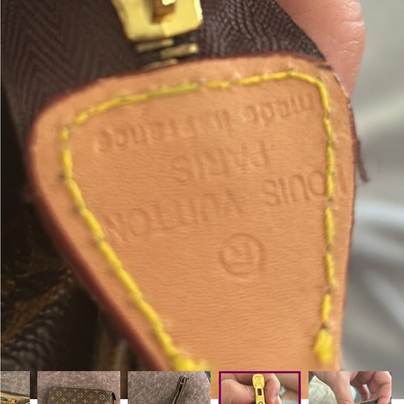 Louis Vuitton pouch/pochette/wristlet ends - Picture 5 of 5